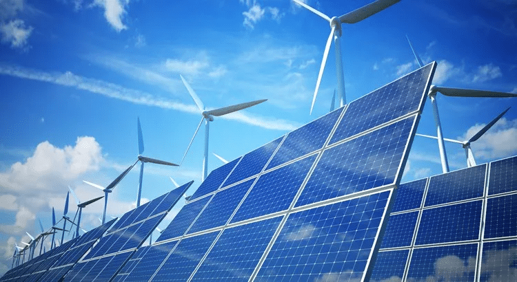 Renewable energies: wind and solar power generation